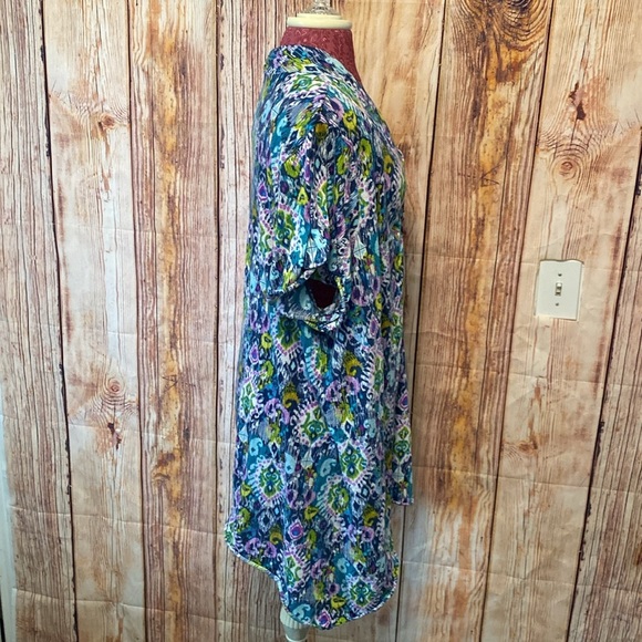 Women’s New Directions Bundle of two Multicolor Size 3x Paisley Asymmetric Tunic - Picture 9 of 13